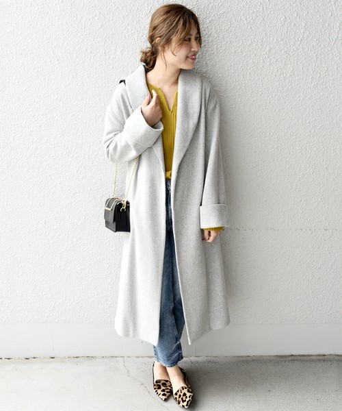 ガウンコートで イイ女 見えコーデが叶う 秋冬アウターに早速加えて Lamire ラミレ