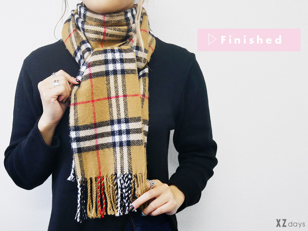 不器用でもできる デイリーに活躍するマフラー ストールの巻き方 定番編 Lamire ラミレ