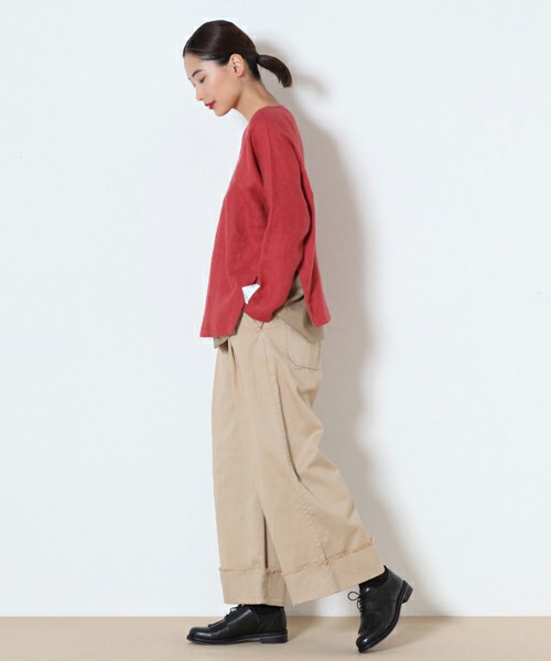 ベージュワイドパンツのレディースコーデ12選 冬の大人かわいい着回しリスト Lamire ラミレ