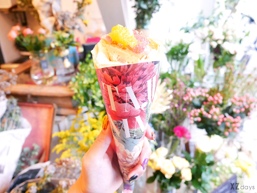 花束クレープが大人気 思わずシェアしたくなる花屋 クレープ屋 Tajimaji って Lamire ラミレ