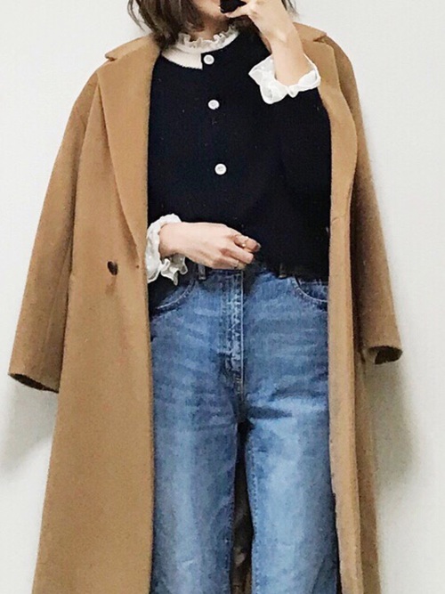 真冬にチェスターコートは意外と寒い 寒いときの着こなし方 コーデまとめ Lamire ラミレ