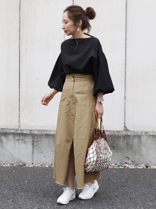 もうgetした 今年の春コーデにはチノスカートがなくちゃはじまらない Lamire ラミレ