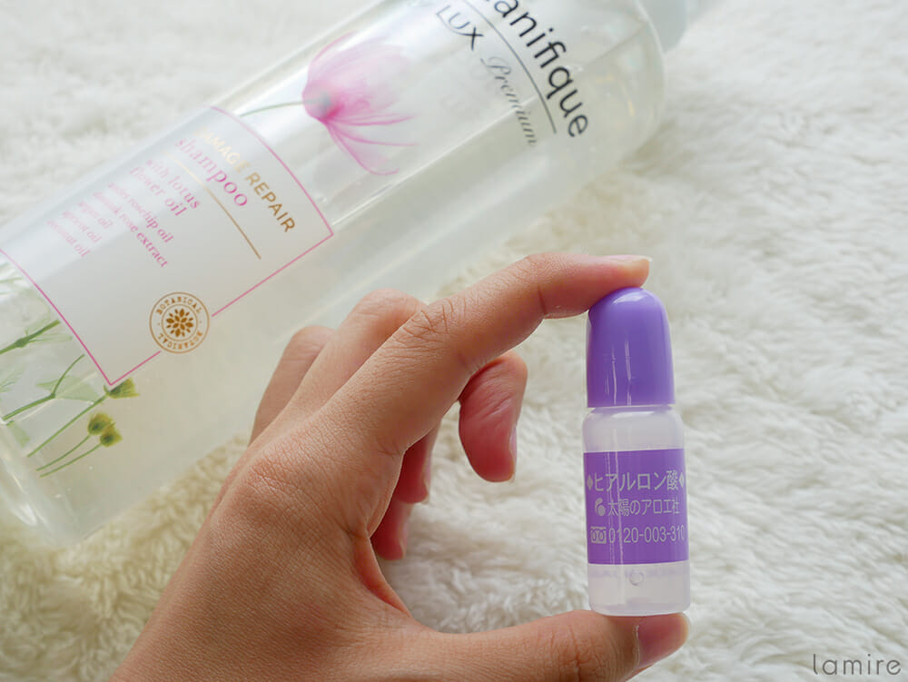 一滴加えるだけでぷる肌 1日1000本売れる ヒアルロン酸原液 知ってる Lamire ラミレ