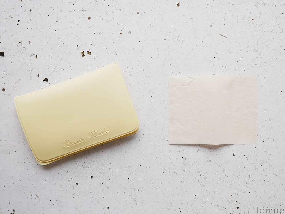 化粧直しに あぶらとり紙みたいな 紙おしろい が便利って知ってた Lamire ラミレ