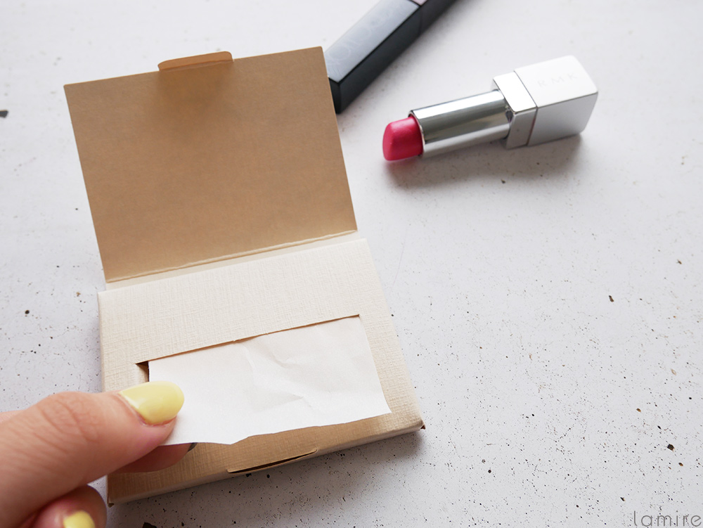 化粧直しに あぶらとり紙みたいな 紙おしろい が便利って知ってた Lamire ラミレ