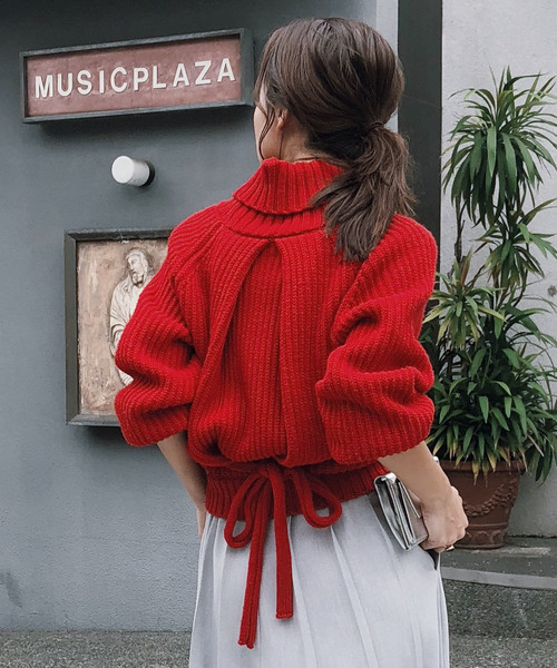 1枚で即かわいい 年秋冬コーデに欲しい ひとクセニット たち Lamire ラミレ