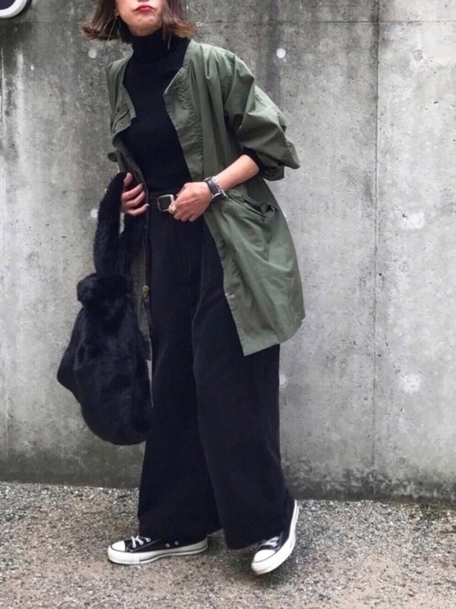 手っ取り早い 冬コーデのぶくぶく防止は 縦線アイテム に頼ればok Lamire ラミレ