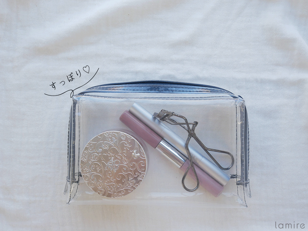安いのにサマになる 無印のクリアポーチ を使うおしゃれさん急増中 Lamire ラミレ