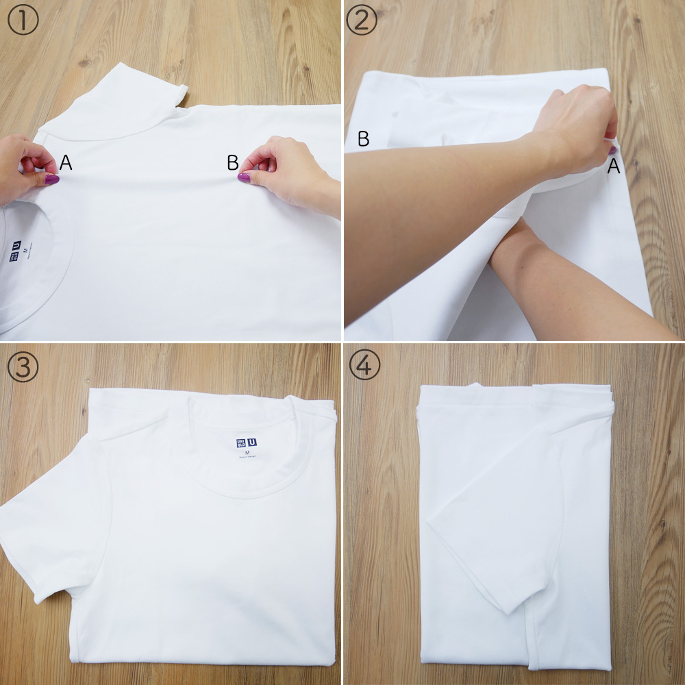 Tシャツのコンパクトな畳み方って 早い 簡単なたたみ方3パターン Lamire ラミレ