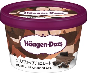 定番人気のハーゲンダッツの種類「クリスプチップチョコレート」の画像