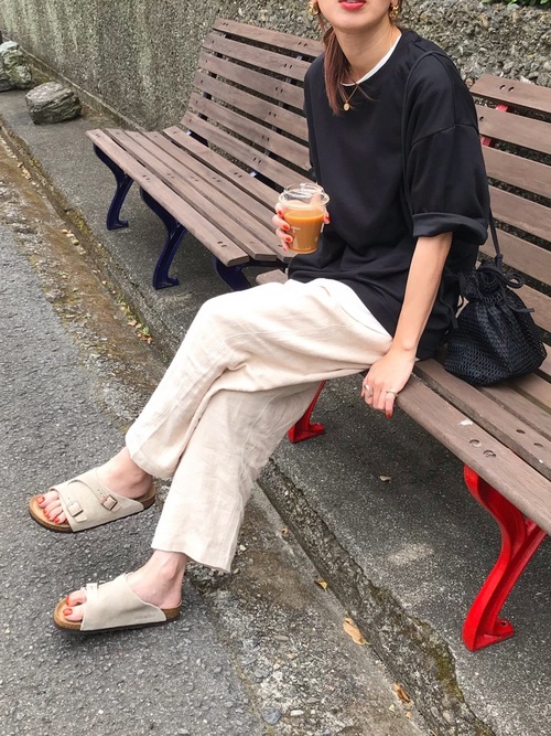 エアリズムコットンオーバーサイズTシャツ
