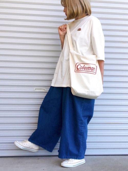 デニムのワイドパンツ夏コーデおすすめ選 大人っぽく涼しくきれいめに着こなせる Lamire ラミレ