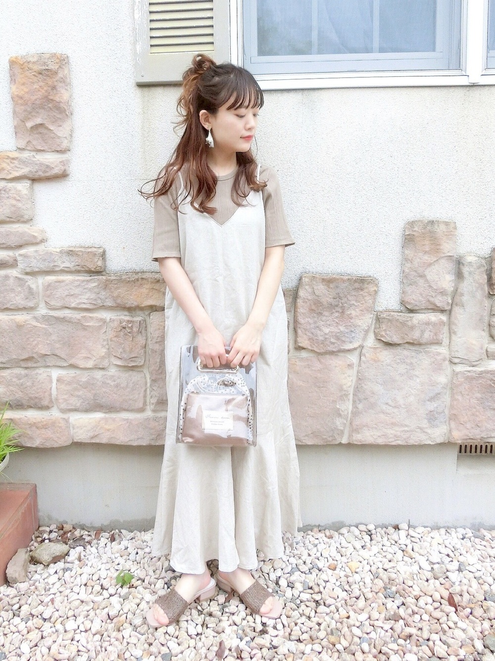 今日も可愛いね 楽なのに手抜きに見えない ワンピース モテコーデ Lamire ラミレ