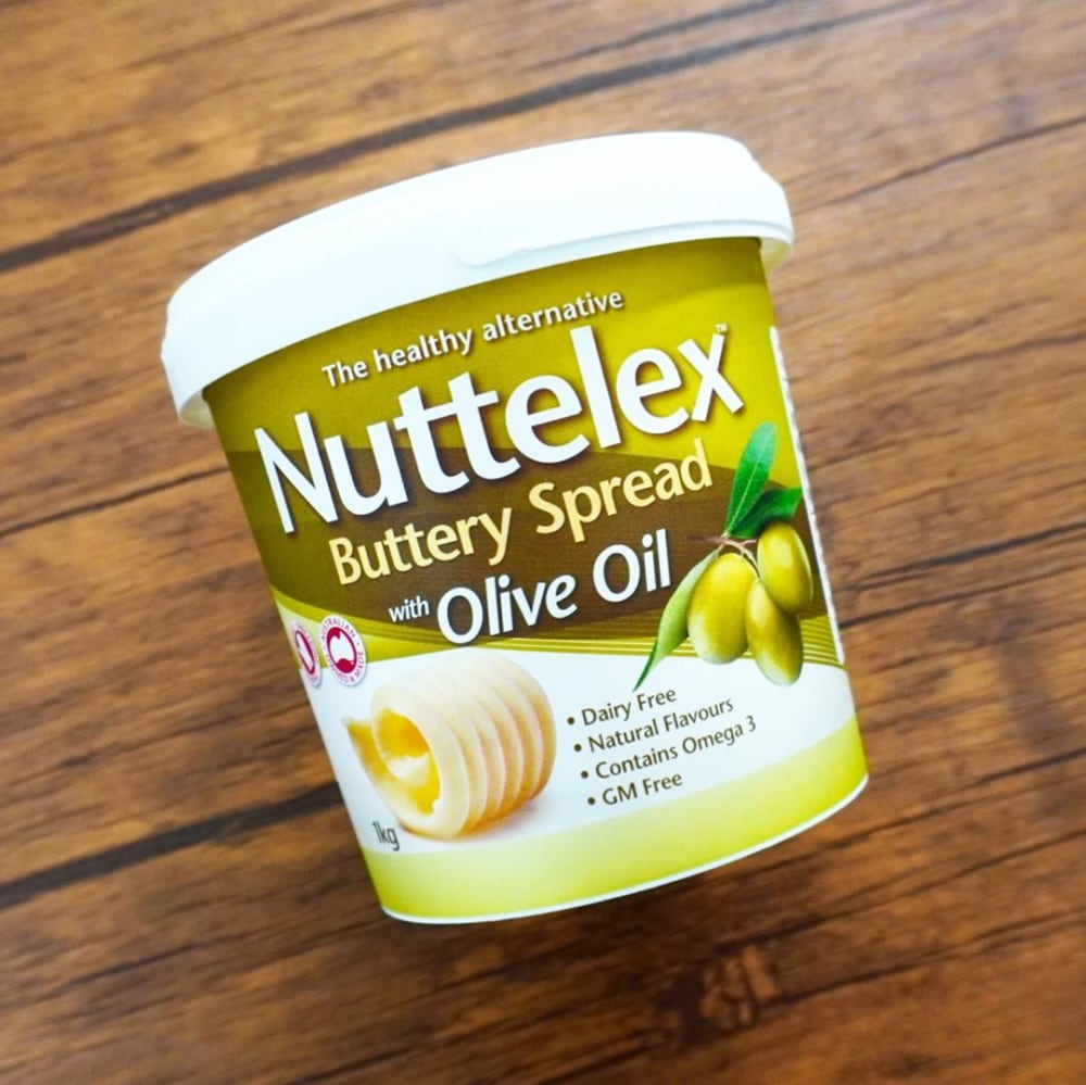 Nuttelexバター風味オリーブオイルスプレッド
