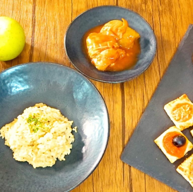 宮城製粉ロールキャベツのトマト煮トリュフのリゾット