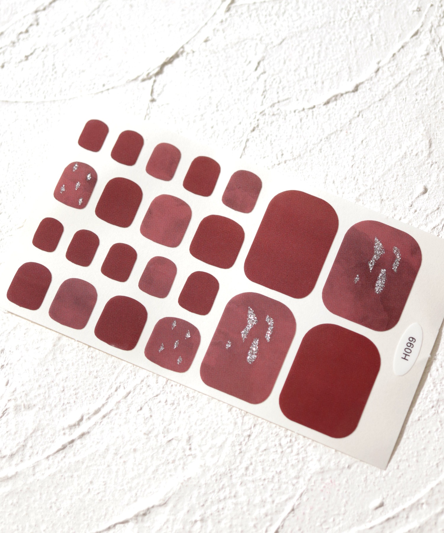 Florist 不器用さんでも簡単 フットネイルシール が優秀なんです Lamire ラミレ