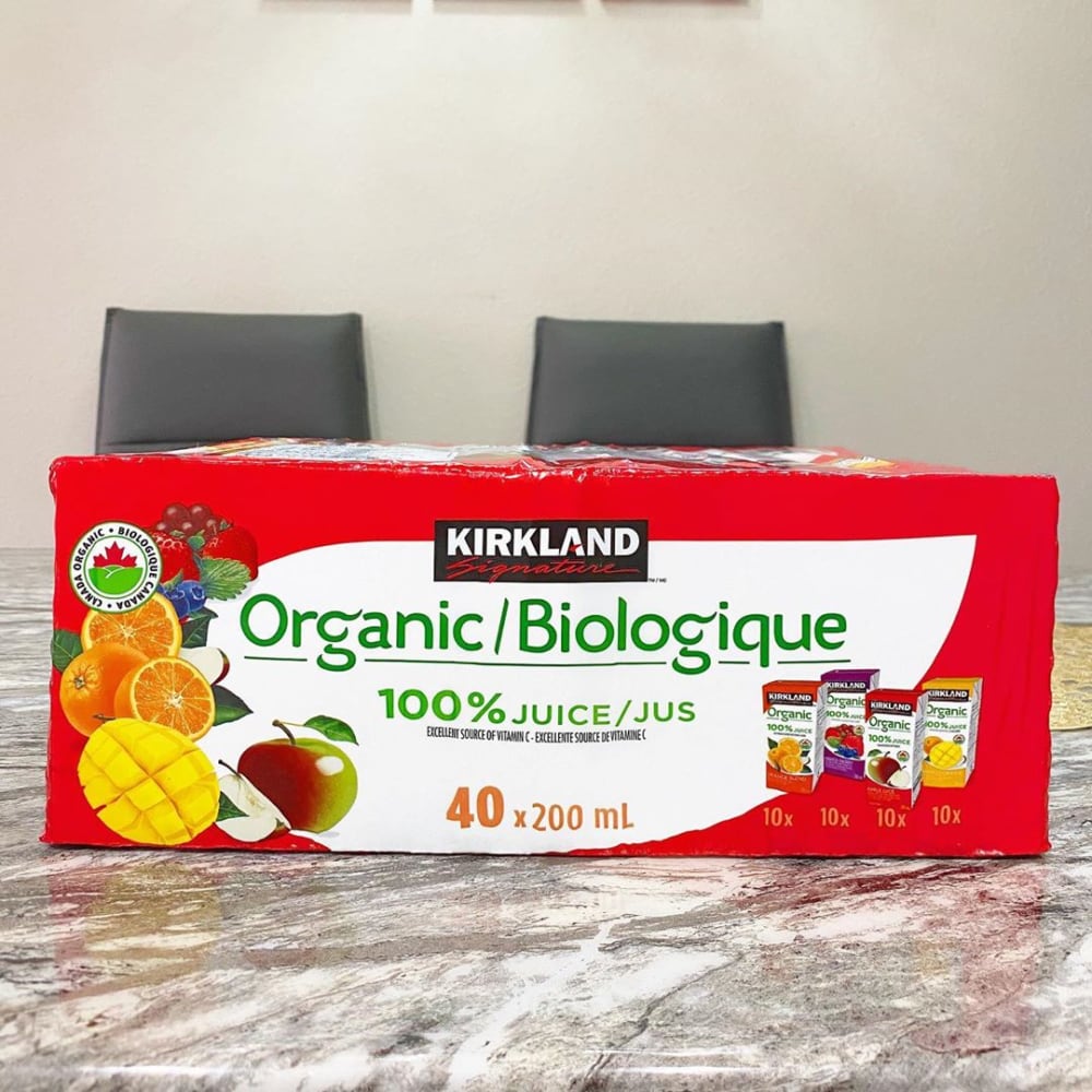 KirklandSignatureOrganic100％JuiceBox