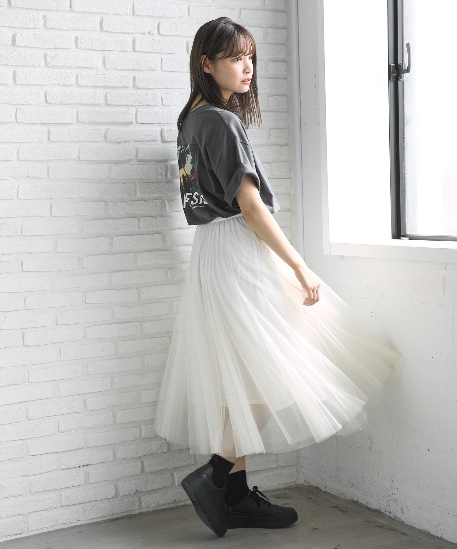 チュールスカート