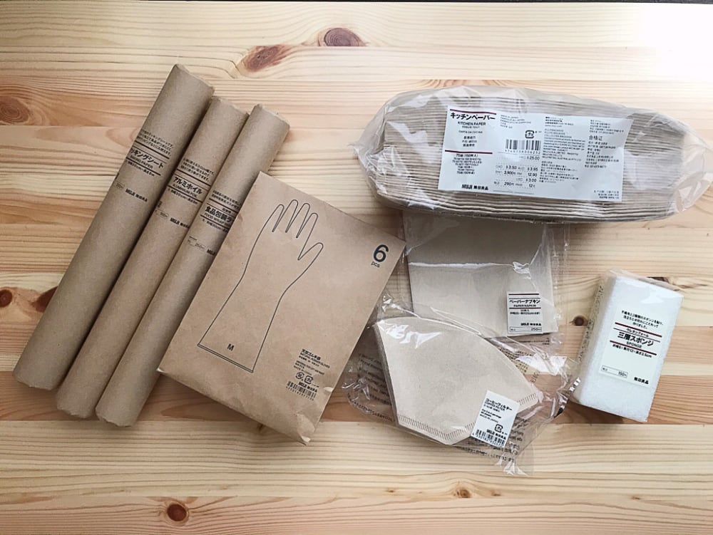 無印良品のキッチン消耗品いろいろ