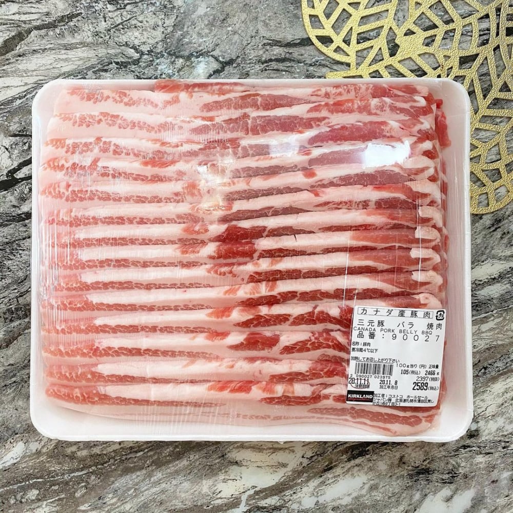三元豚バラ焼肉