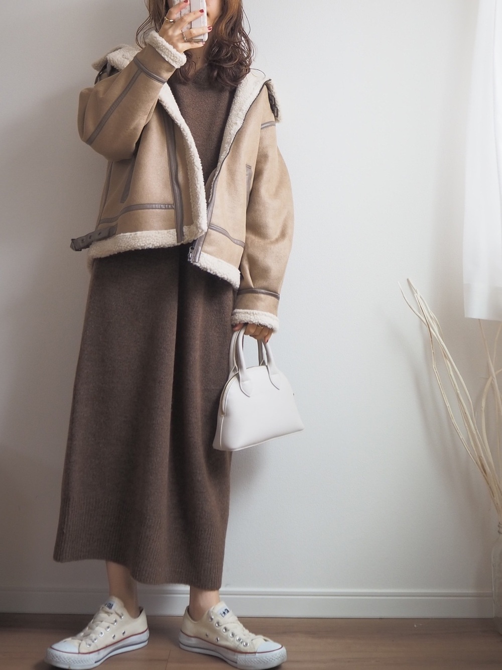 GUのバッグを使ったコーデ