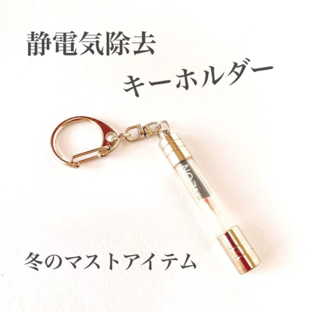 ダイソーの静電気除去キーホルダー