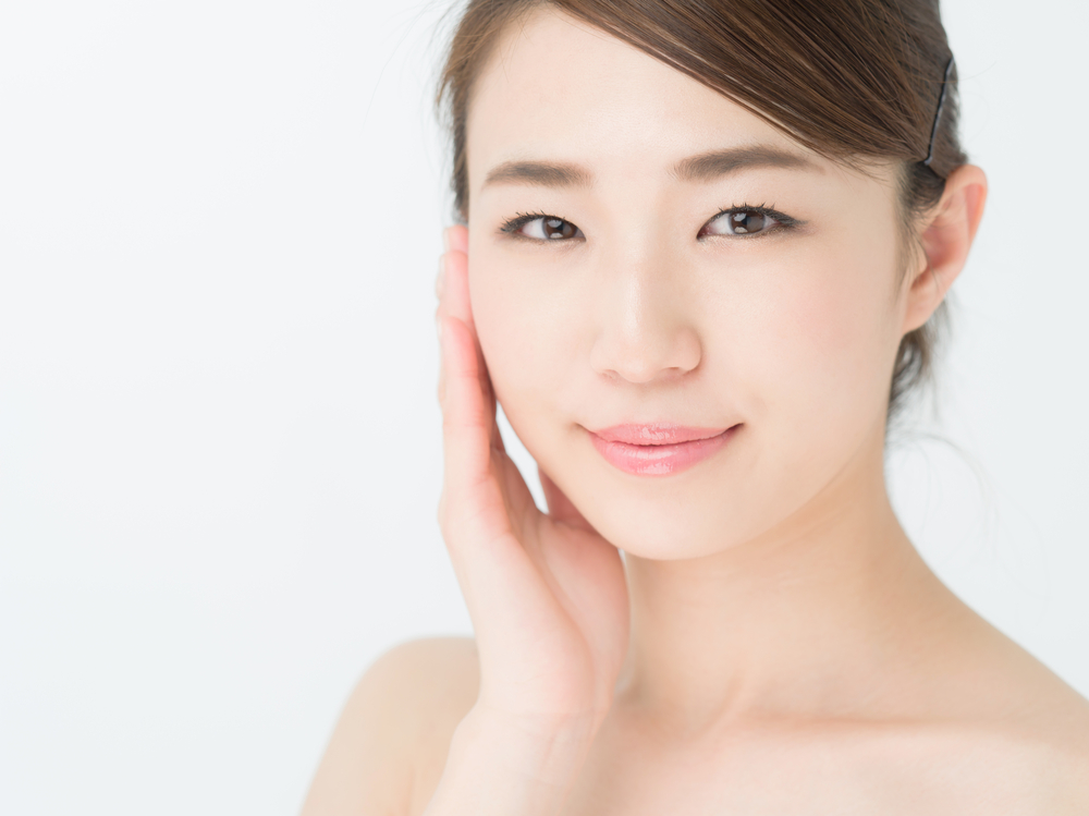 綺麗な肌の女性