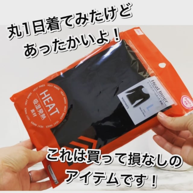 ダイソーのヒートインナー