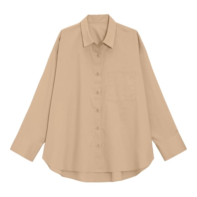 オーバーサイズロングシャツ