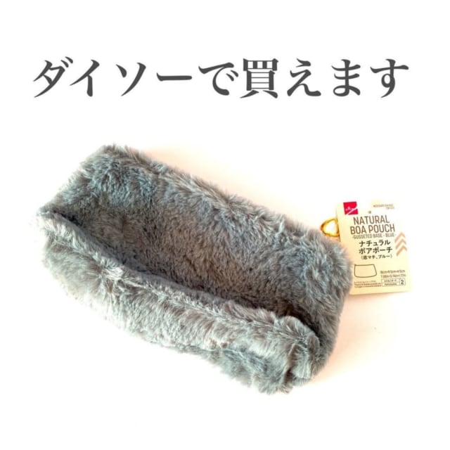 ダイソーのナチュラルポーチ