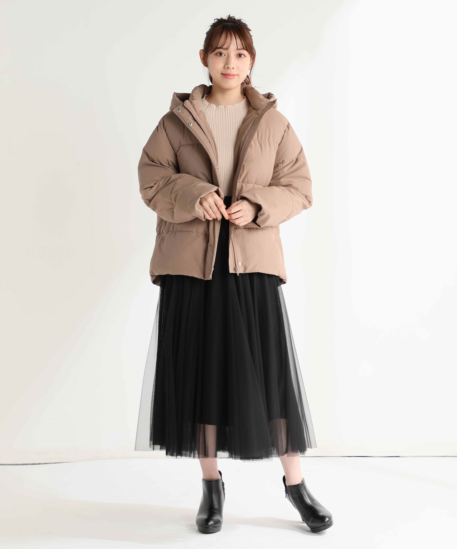 ファイバーダウンブルゾン