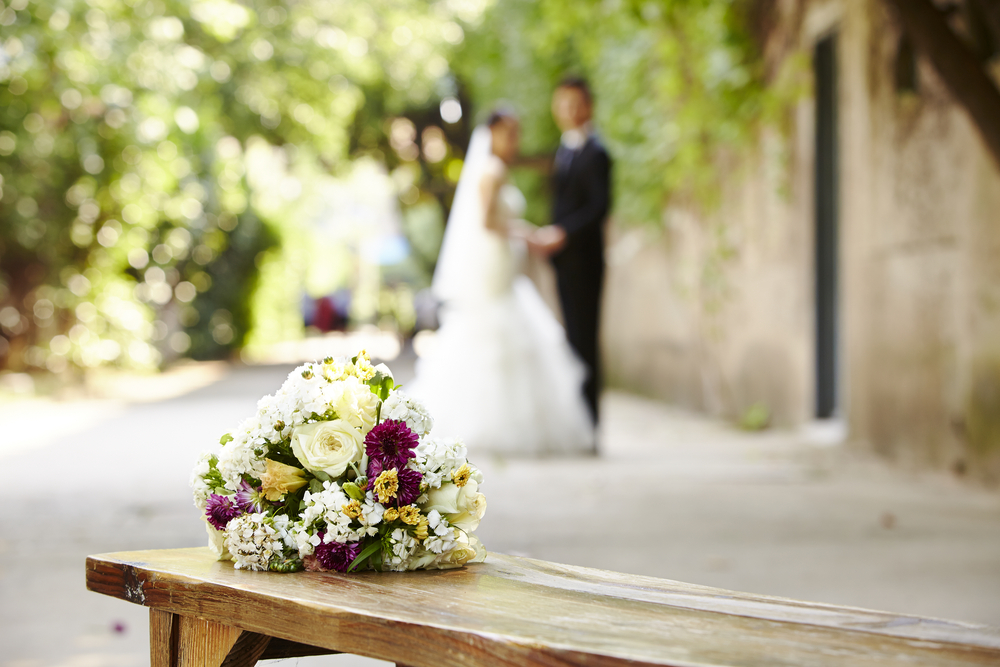 結婚式の写真