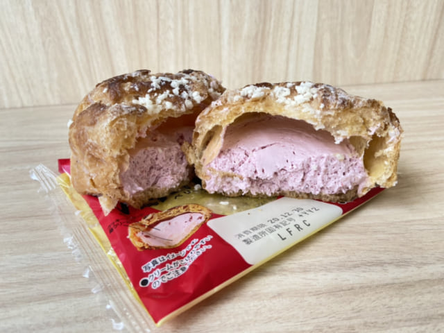 ベリーフィーユシューの断面