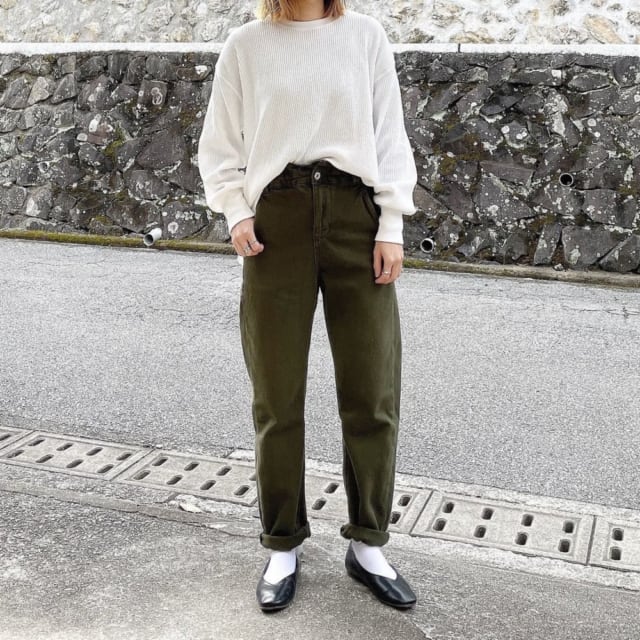 ZARAのペーパーバッグデニム