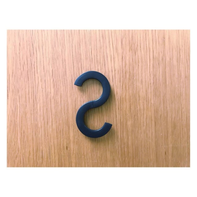 トラベルS字フック黒