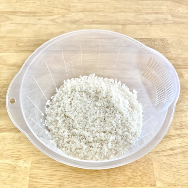 お米を研ぐ作業も効率アップしますよ。