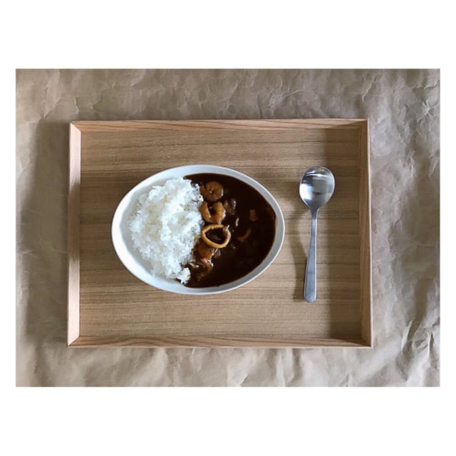磁器ベージュカレー・パスタ皿