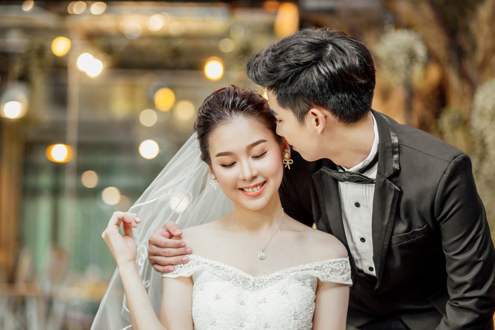 結婚式の写真
