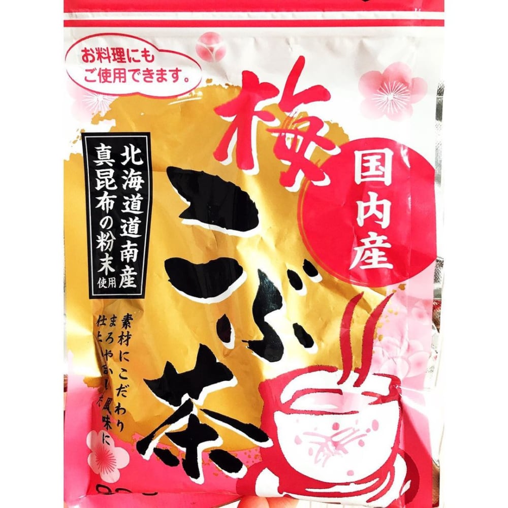 業務スーパーの梅こぶ茶のパッケージ写真