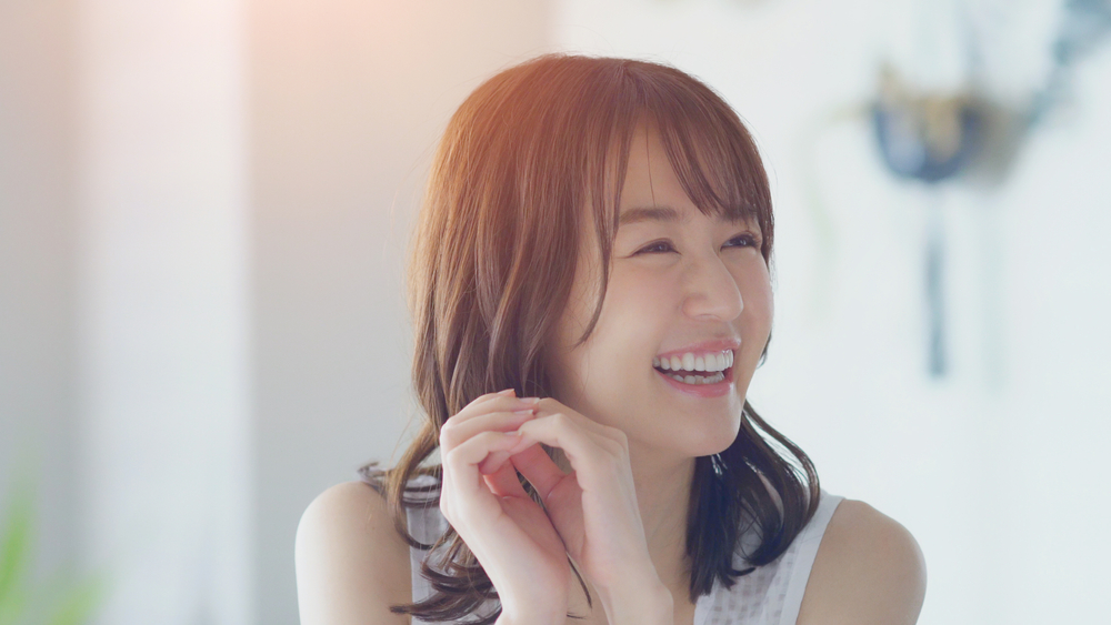 笑顔の可愛い女性