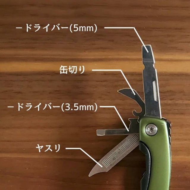 ダイソーのマルチツール