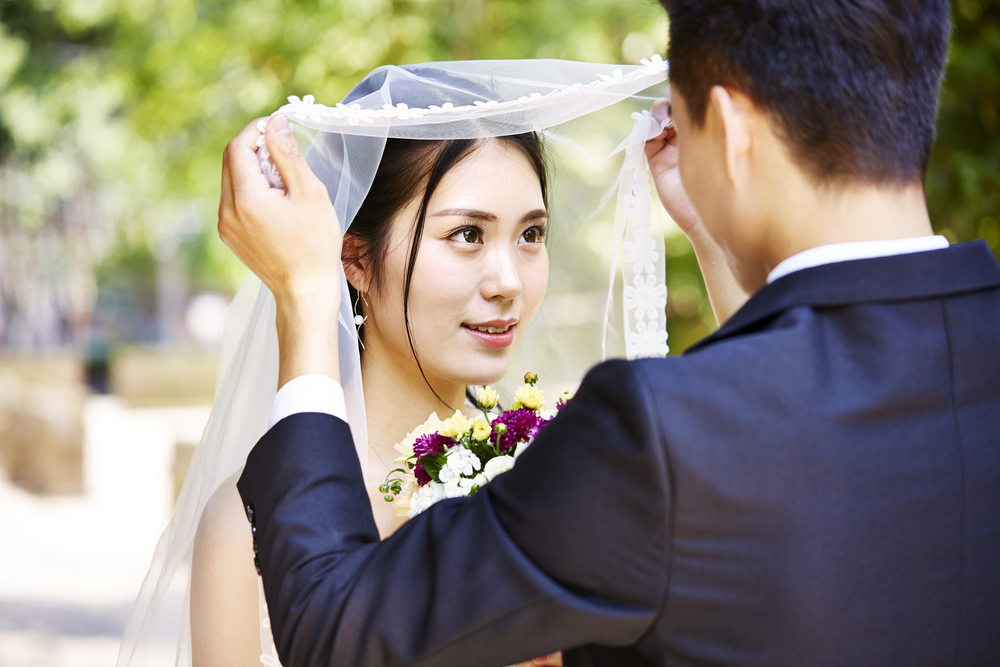 結婚式の写真