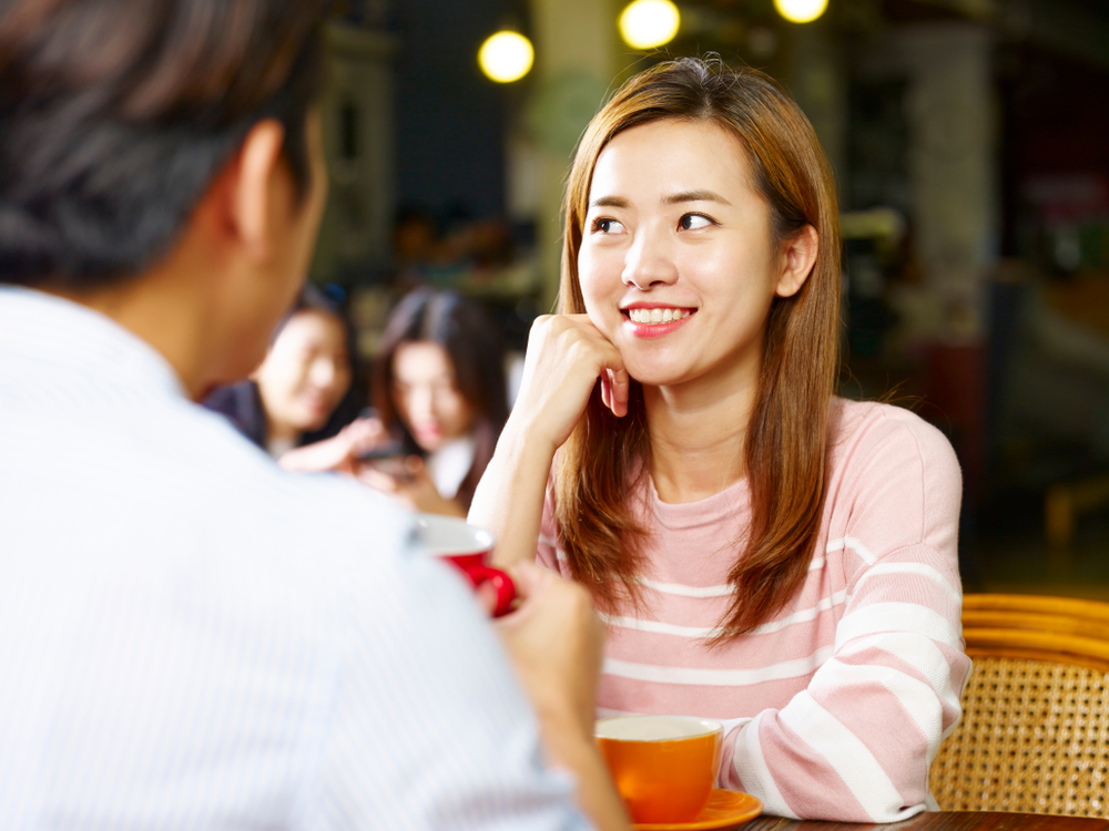 デート中の女性