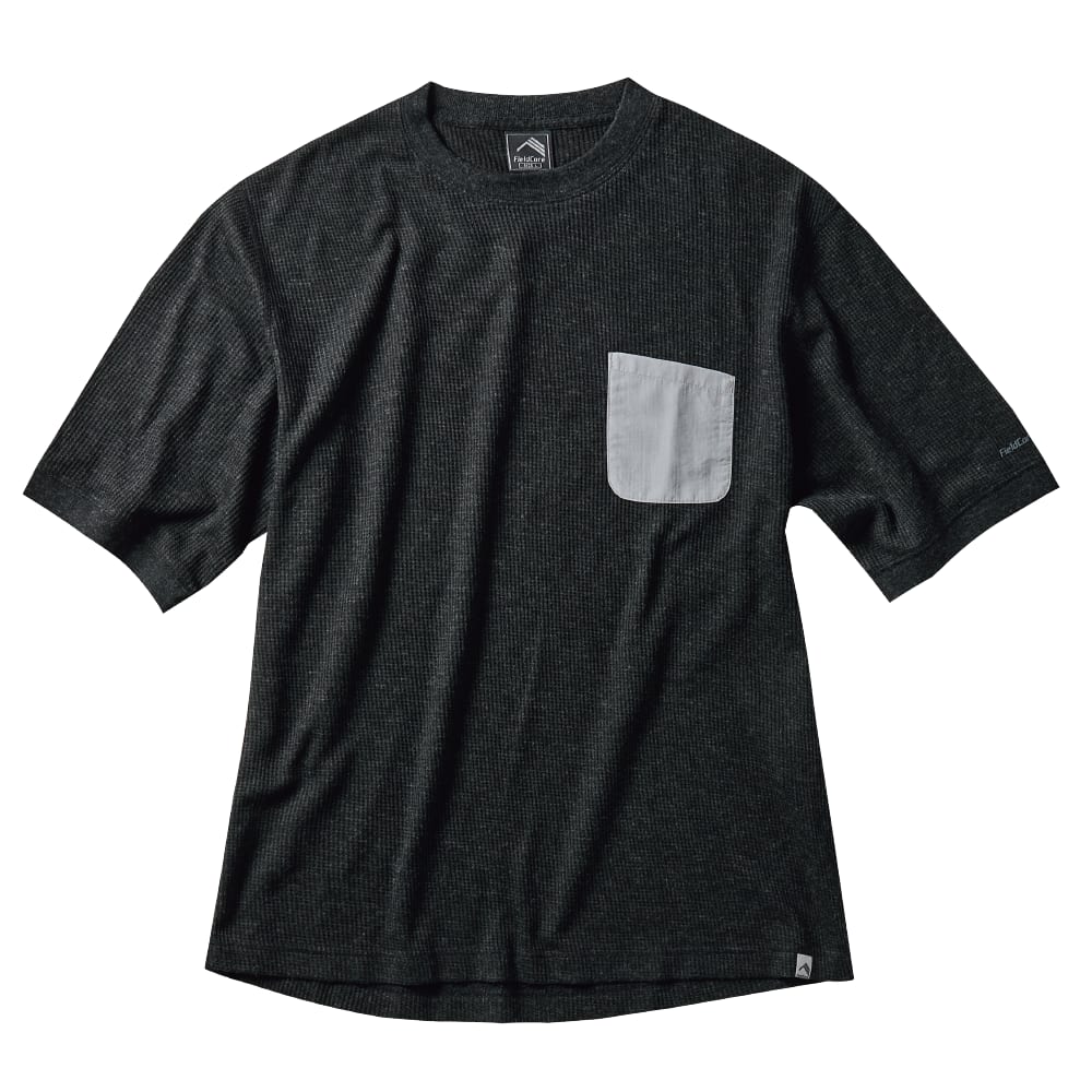 ワークマンのメリノウールミックスワッフル半袖Tシャツの写真