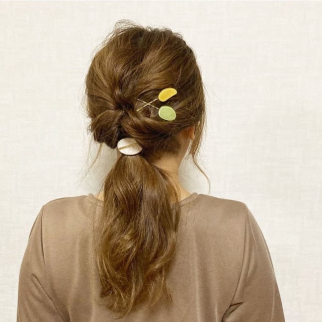 3Pカラープレートヘアピン