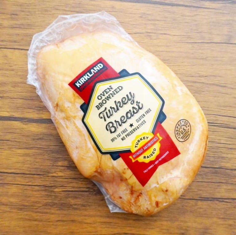 コストコのローストターキーのパッケージ写真
