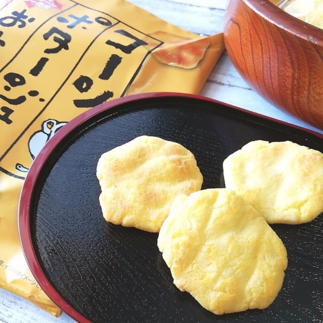 カルディの「コーンポタージュのおせんべい」