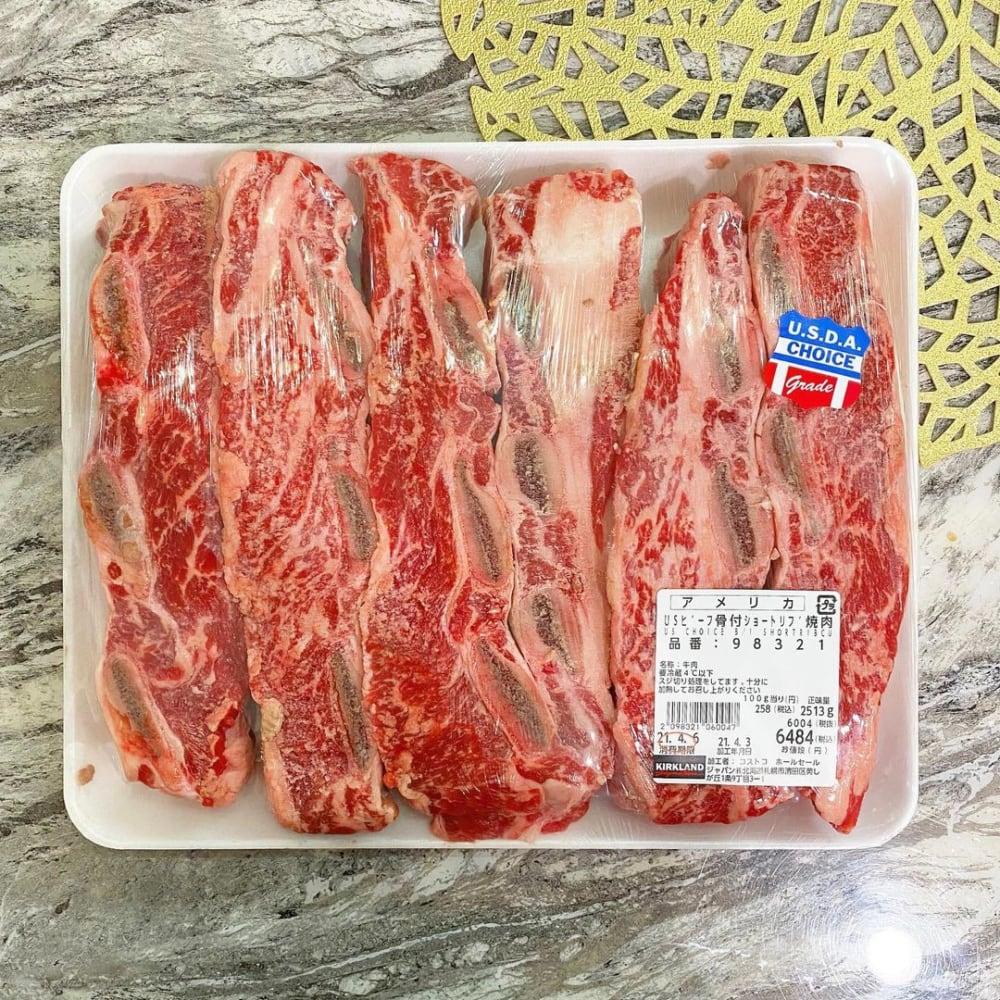 USビーフ骨付きショートリブ焼肉のパッケージ写真