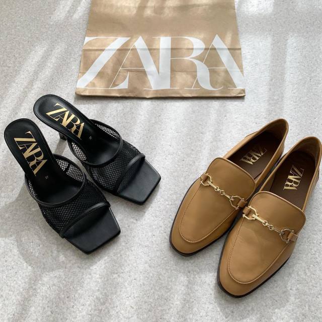ZARAの靴サンダル