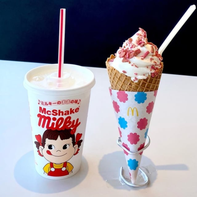 マクドナルドミルキーのままの味
